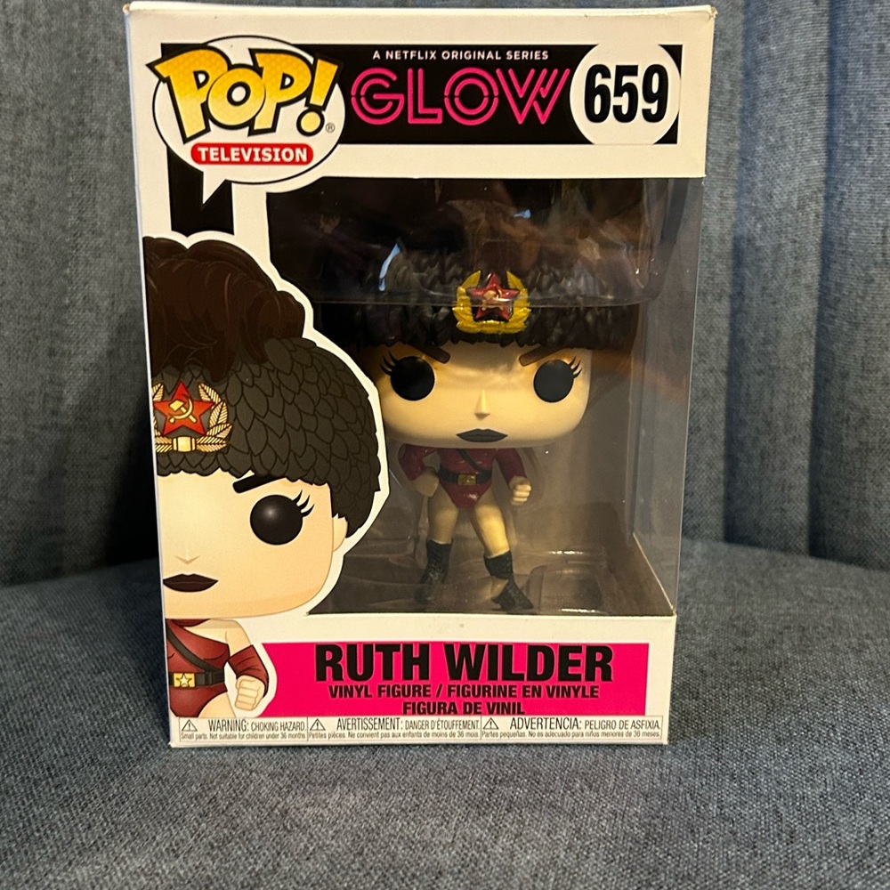 Funko GLOW Ruth Wilder Figure with Black and Red Accents